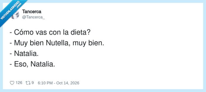 dietas,nutella,juegos de palabras