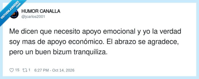 1762408 - Apoyo emocional, pero con IBAN, por @jcarlos2001