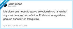 Enlace a Apoyo emocional, pero con IBAN, por @jcarlos2001