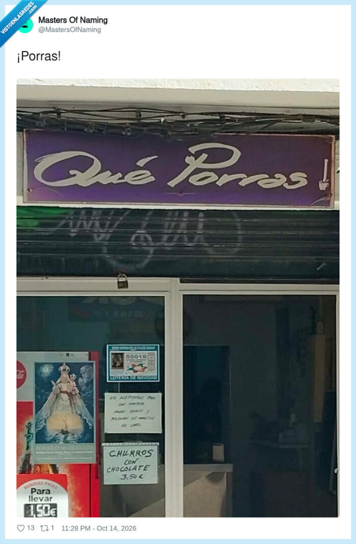 carteles,bares,porras,churros