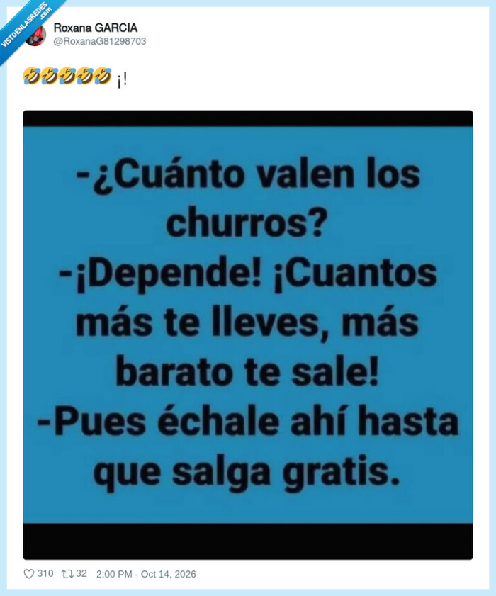 churros,regateo,chistes