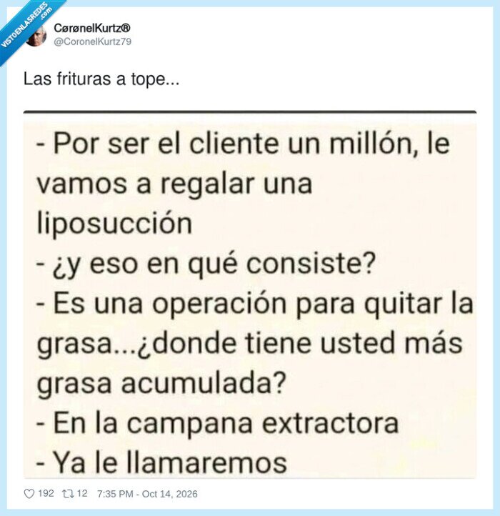 liposucci&oacute;n,cocina,chistes