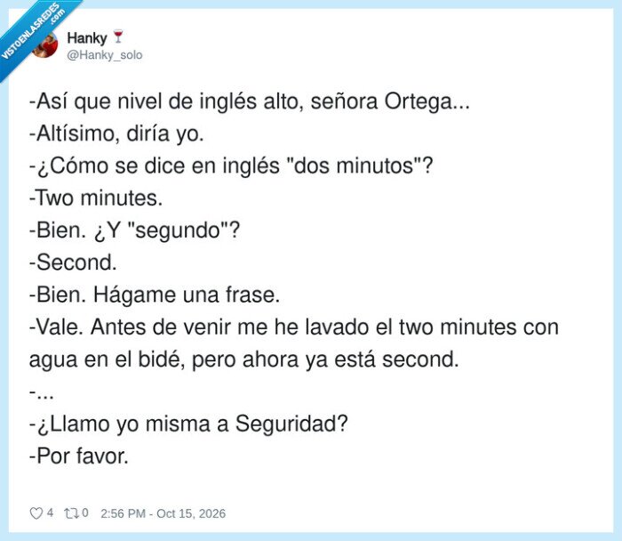1762580 - El inglés de entrevista, en directo, por @Hanky_solo