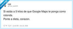 Enlace a Google Maps también opina de tu dieta, por @Thor_luisXVII
