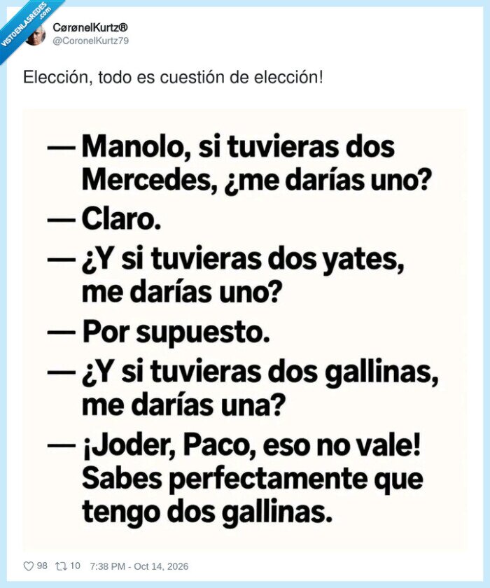 1762644 - La generosidad tiene límites muy concretos, por @CoronelKurtz79
