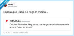 Enlace a El café con leche de Pedroche dando que hablar, por @Hanky_solo