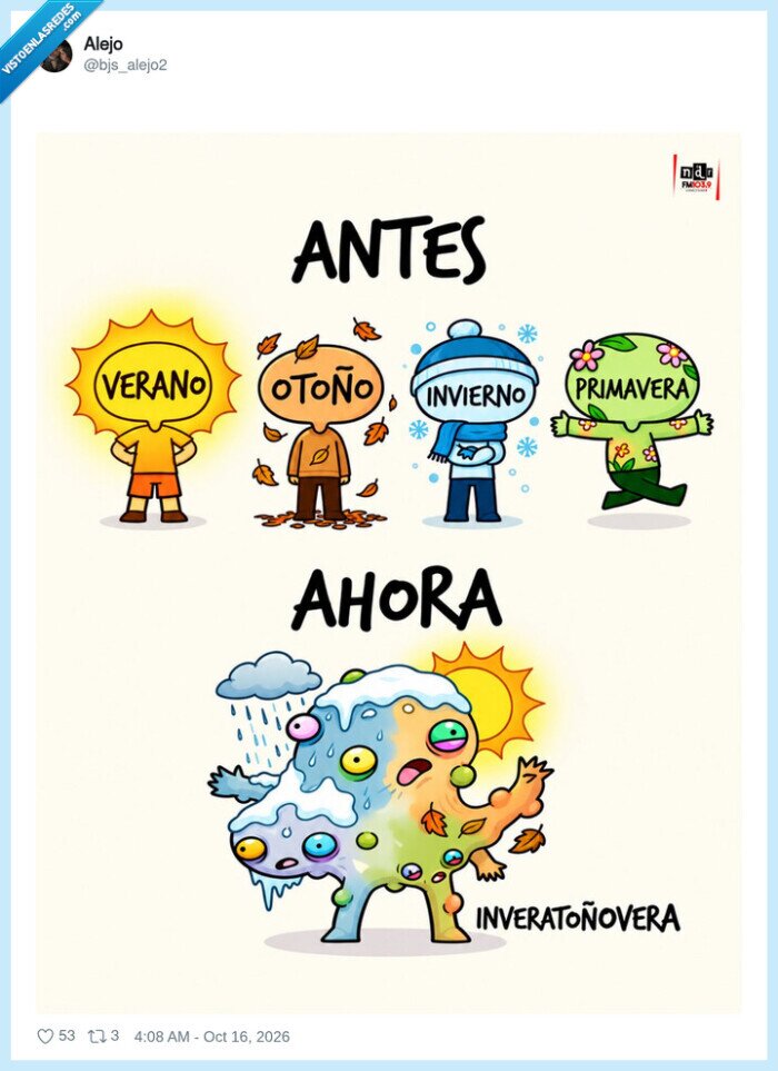 cambio clim&aacute;tico,estaciones,calor