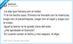 Enlace a Interpretación literal de las instrucciones de autoescuela, por @T_Stockmann