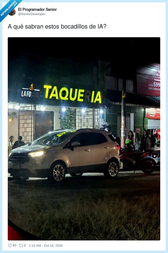 inteligencia artificial,tacos,restaurantes