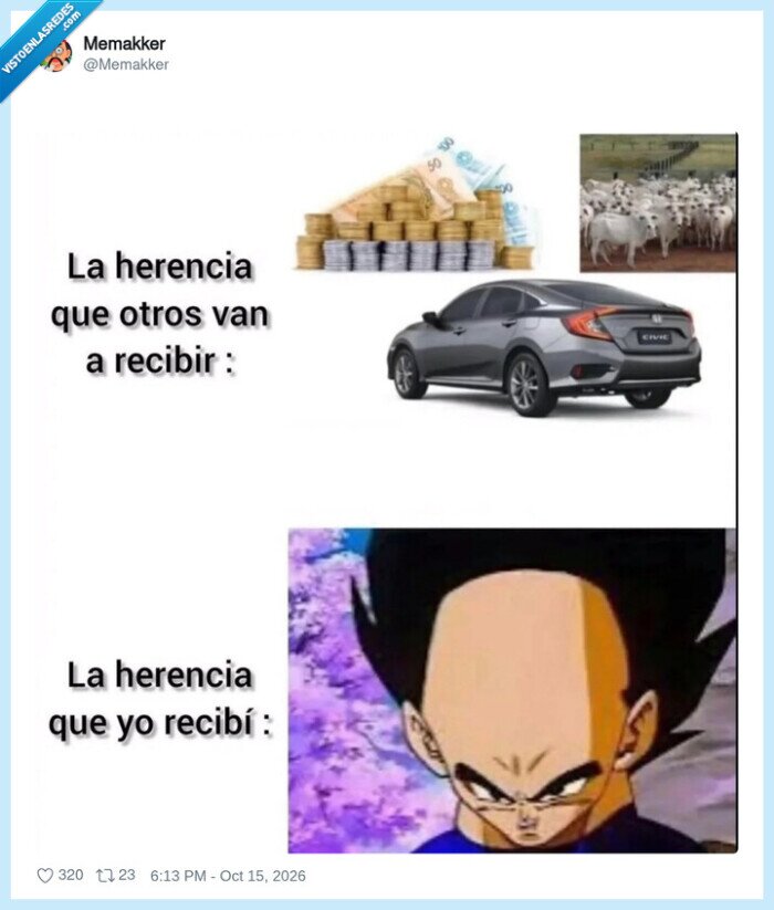 herencias,calvicie,dragon ball