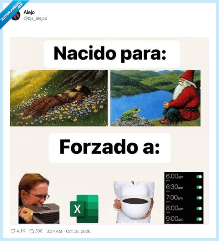 fantas&iacute;a,trabajo,Excel,rutina,estr&eacute;s