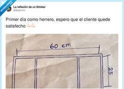 Enlace a Las medidas del cliente, interpretadas a la española, por @Babiicho