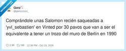 Enlace a Ahora en Vinted: zapatillas con certificado de disturbio parisino incluido, por @gonzzzzzz_
