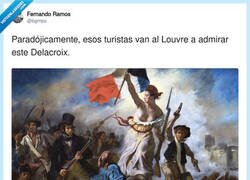 Enlace a Vaya, resulta que la Libertad guiando al pueblo no era tan instagrameable como parecía, por @bgmps