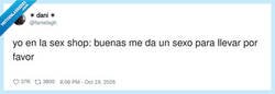Enlace a Pedir en un sex shop con la misma naturalidad que en la panadería, por @fanielagh