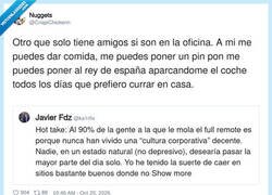 Enlace a Ni comida gratis ni futbolín: no hay oficina en el mundo que compita con trabajar en pijama, por @CrispiChickenn