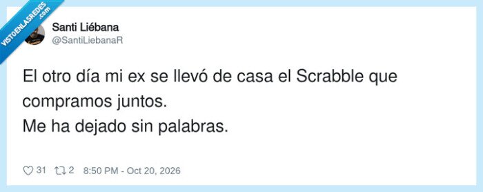 ex,scrabble,rupturas,juegos de palabras