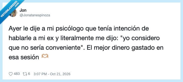 psic&oacute;logo,ex,terapia,consejos