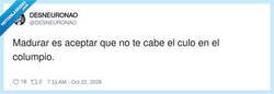 Enlace a La verdadera señal de que te has hecho mayor no es la primera cana, por @DESNEURONAO