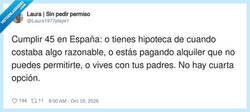 Enlace a Las tres opciones de vivienda a los 45 en España, y ninguna es buena, por @Laura1977playe1