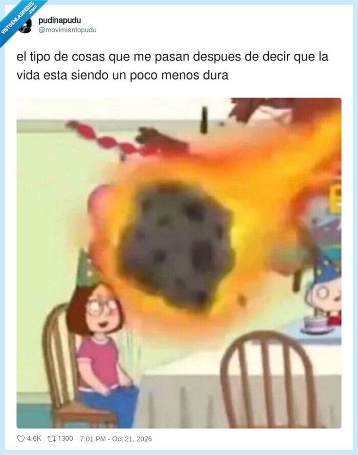 meteorito,cat&aacute;strofe,infortunio,destino,desgracia