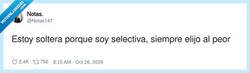 Enlace a Selectiva sí, pero con un ojo infalible para elegir siempre al peor, por @Notas147