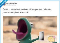 Enlace a Ese momento de tensión máxima en cualquier conversación de WhatsApp, por @Guarromantico_