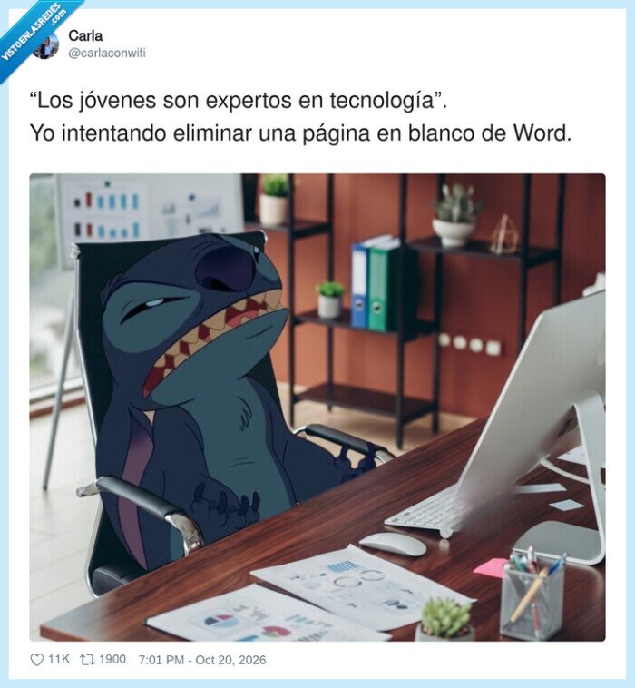 Word,Tecnolog&iacute;a,Stitch,Inform&aacute;tica,Frustraci&oacute;n