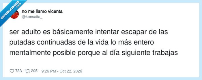 adultos,trabajo,vida adulta,lunes