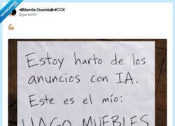 Enlace a Por fin una IA que no viene a quitarte el trabajo, viene a montarte el armario, por @gavatellift
