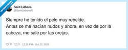 Enlace a El pelo rebelde que con los años cambia de domicilio, por @SantiLiebanaR