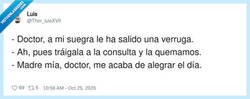 Enlace a La consulta médica más cruel con la suegra, por @Thor_luisXVII