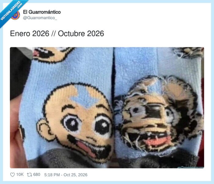 2026,a&ntilde;o,calcetines,antes y despu&eacute;s