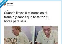 Enlace a La jornada laboral vista desde el minuto cinco, por @Memakker