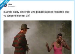 Enlace a Por fin alguien que maneja bien las pesadillas, por @miyarah_
