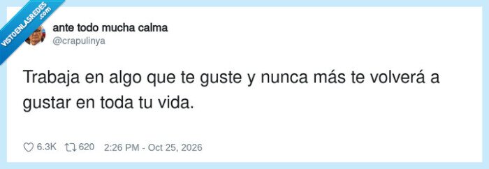 Trabajo,Pasi&oacute;n,Vocaci&oacute;n,Profesi&oacute;n,Desencanto
