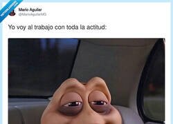 Enlace a Llegando a la oficina con la energía justa para fichar, por @MarioAguilarMG