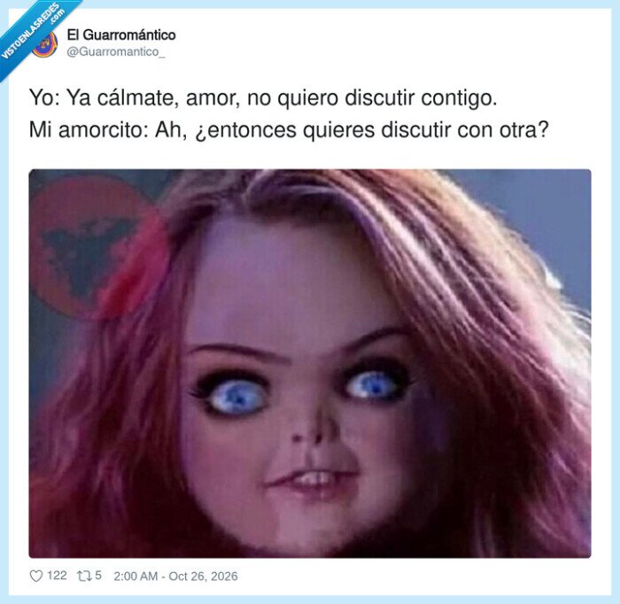 pareja,discusiones,chucky,celos