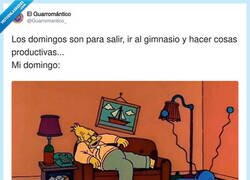 Enlace a El domingo productivo según quién lo cuente, por @Guarromantico_