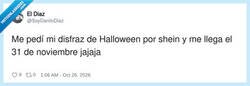 Enlace a El pedido de Shein que llegará para la fiesta de Halloween del 31 de noviembre, por @SoyDaniloDiaz