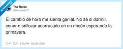Enlace a El cambio de hora sienta bien, pero no a todo el mundo, por @the_raven77