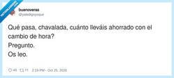 Enlace a Pregunta seria: ¿alguien ha notado el ahorro del cambio de hora?, por @yatedigoyoque