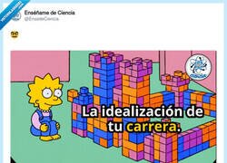 Enlace a Años construyendo la carrera y el profe lo tira en una clase, por @EnsedeCiencia
