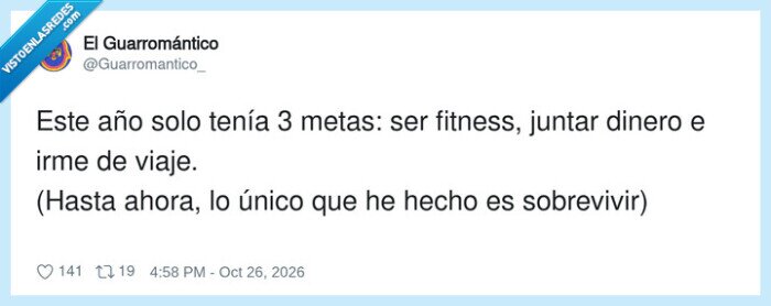 fitness,dinero,viajes,prop&oacute;sitos,supervivencia