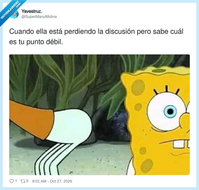 1765764 - Cuando ella sabe exactamente dónde atacar, por @SuperManuMolina