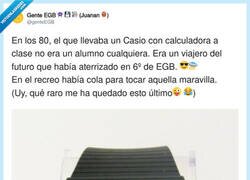 Enlace a El niño del Casio con calculadora era el rey del recreo