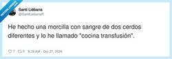 Enlace a La cocina de autor llega a la morcilla, por @SantiLiebanaR