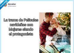 Enlace a Cuando a un tío le toca la peli navideña, el guion es que salva el mundo de un meteorito y la chica le espera en casa con la cena, por @Memakker