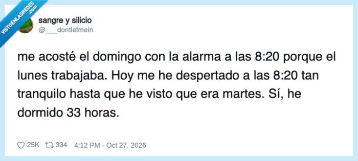 dormir,alarma,lunes,martes,siesta