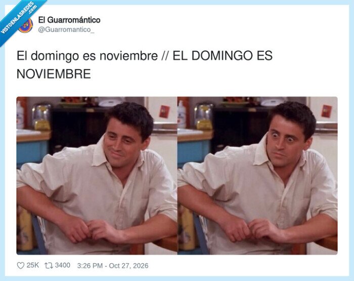 noviembre,domingo,friends,joey,calendario